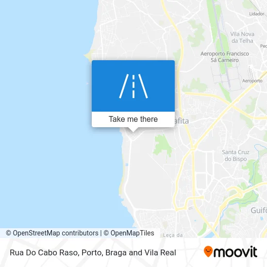 Rua Do Cabo Raso map