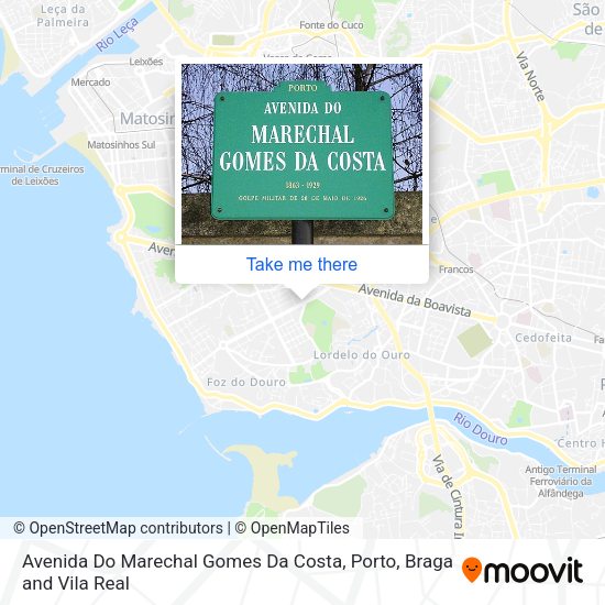 Avenida Do Marechal Gomes Da Costa map