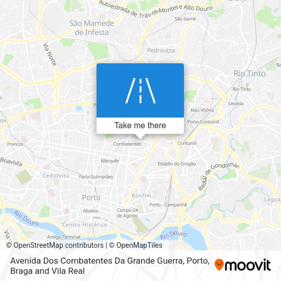 Avenida Dos Combatentes Da Grande Guerra map