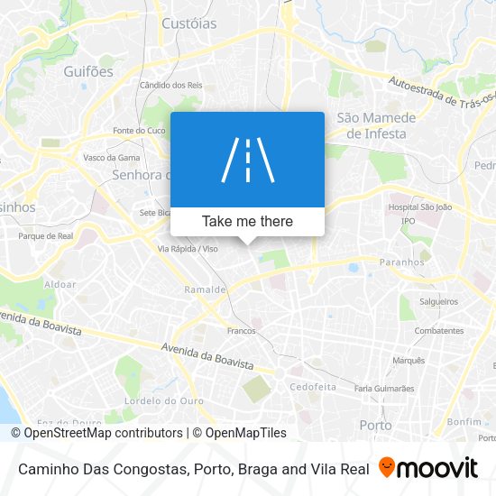 Caminho Das Congostas mapa