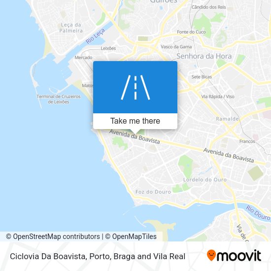 Ciclovia Da Boavista mapa
