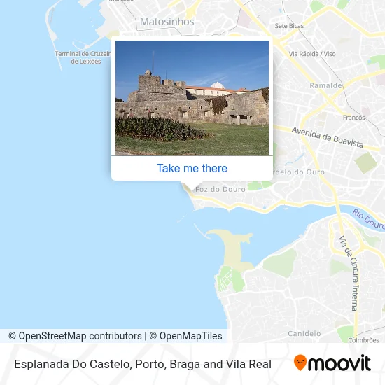 Esplanada Do Castelo map