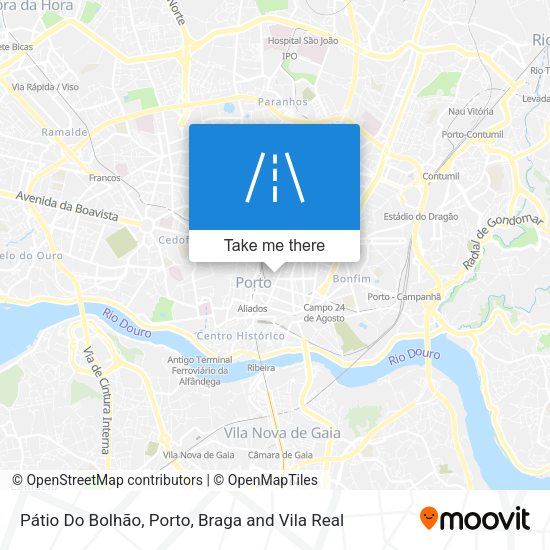 Pátio Do Bolhão mapa