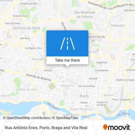 Rua António Enes map