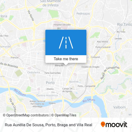 Rua Aurélia De Sousa mapa