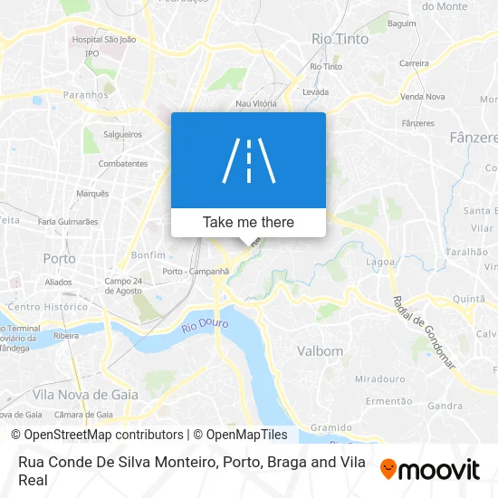 Rua Conde De Silva Monteiro map