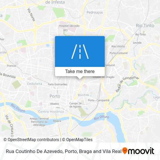 Rua Coutinho De Azevedo mapa