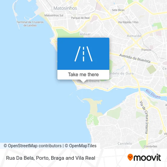 Rua Da Bela map