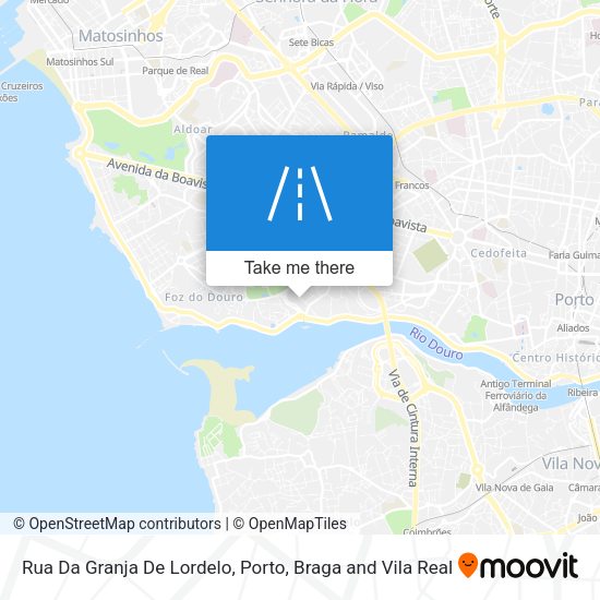 Rua Da Granja De Lordelo map