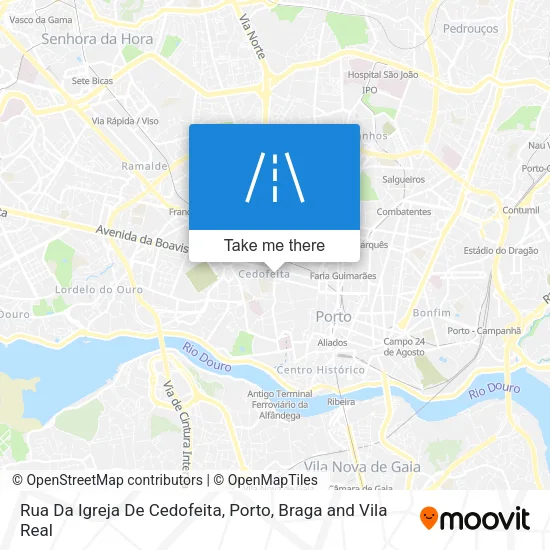 Rua Da Igreja De Cedofeita map