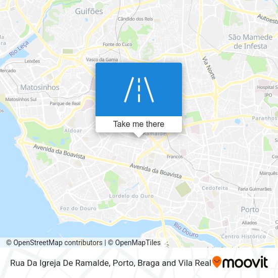 Rua Da Igreja De Ramalde mapa