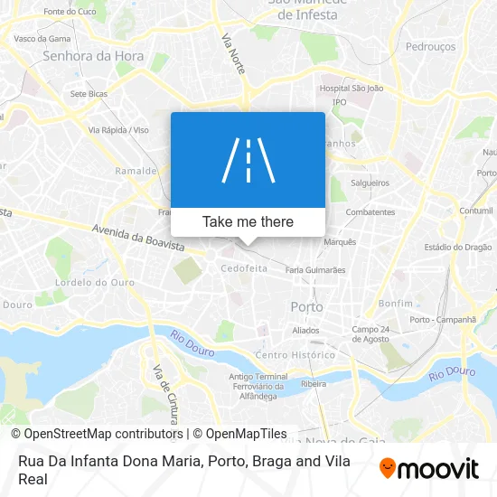 Rua Da Infanta Dona Maria map
