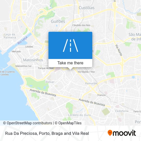 Rua Da Preciosa mapa