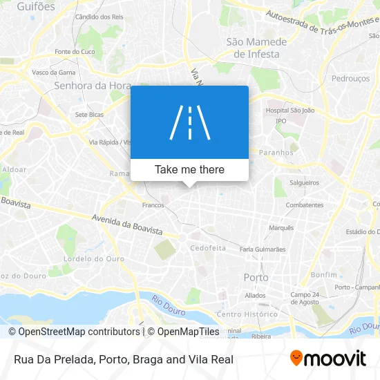 Rua Da Prelada map