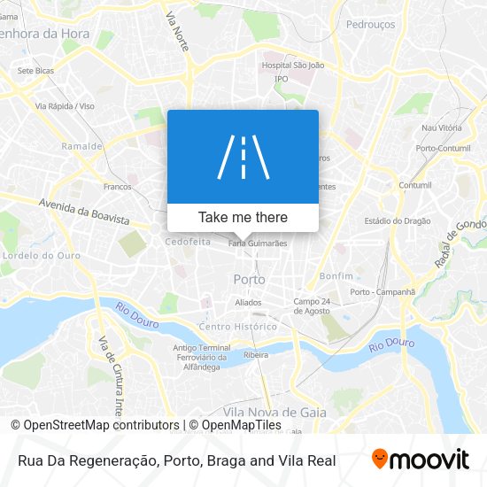 Rua Da Regeneração map
