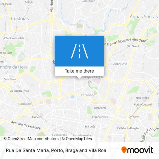 Rua Da Santa Maria mapa