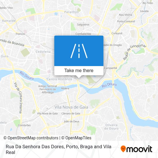 Rua Da Senhora Das Dores mapa