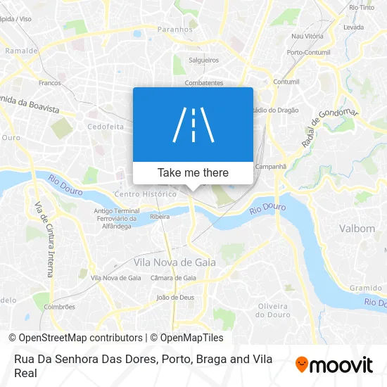 Rua Da Senhora Das Dores map