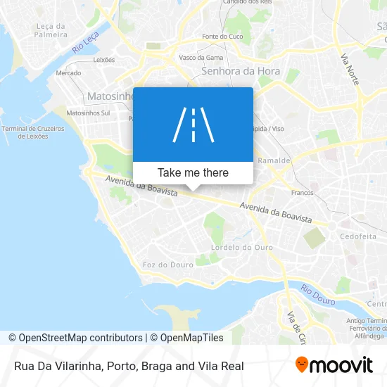 Rua Da Vilarinha map
