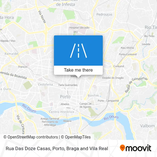 Rua Das Doze Casas map