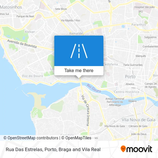 Rua Das Estrelas map