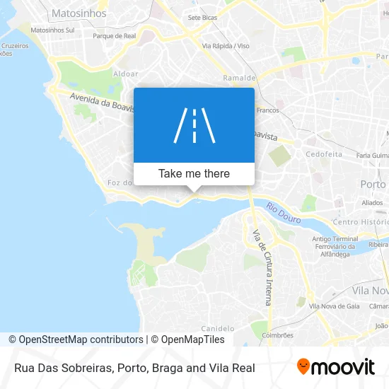 Rua Das Sobreiras map