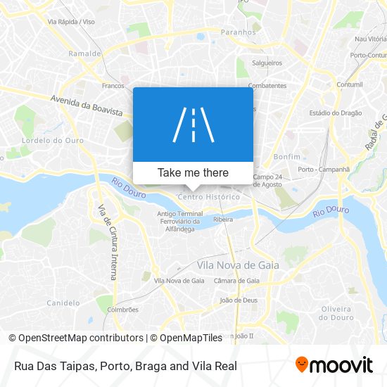 Rua Das Taipas map