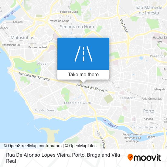 Rua De Afonso Lopes Vieira mapa