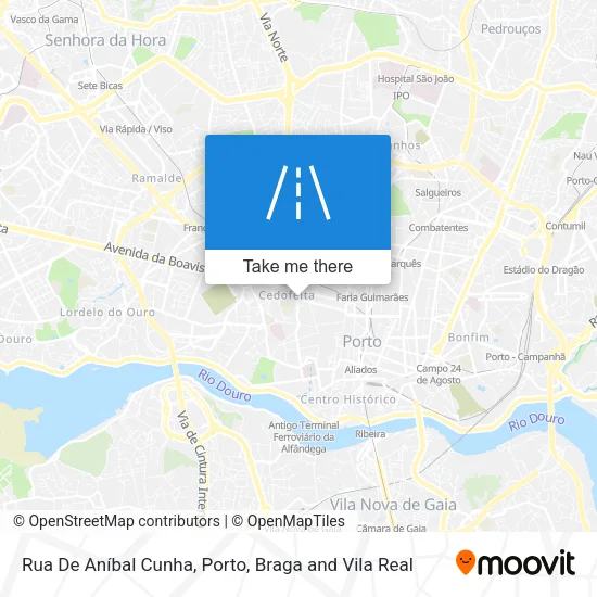 Rua De Aníbal Cunha map