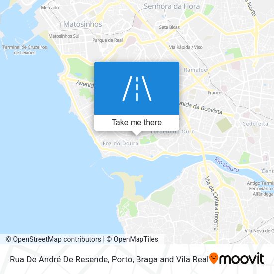 Rua De André De Resende mapa