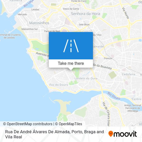 Rua De André Álvares De Almada map