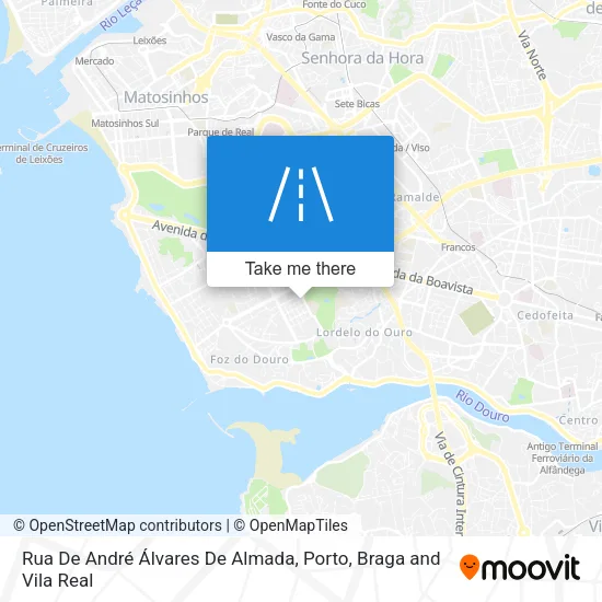 Rua De André Álvares De Almada map