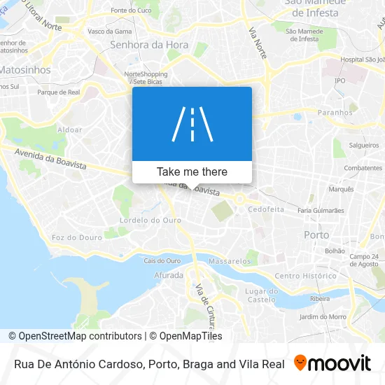 Rua De António Cardoso map