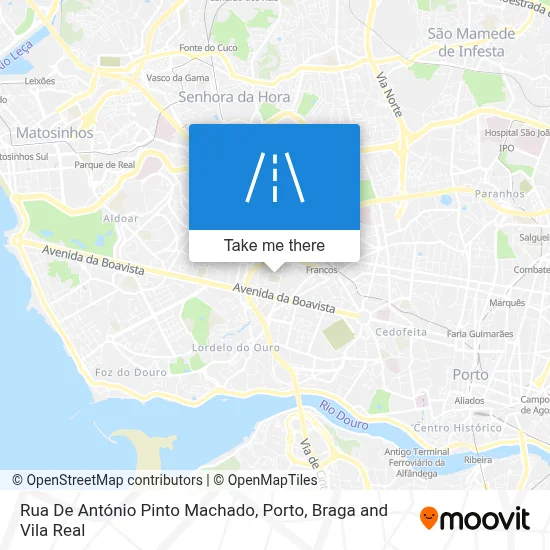 Rua De António Pinto Machado map