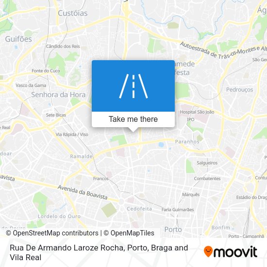 Rua De Armando Laroze Rocha map