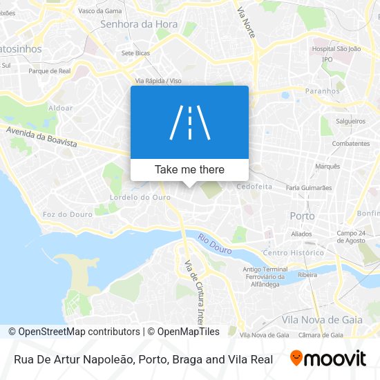 Rua De Artur Napoleão map