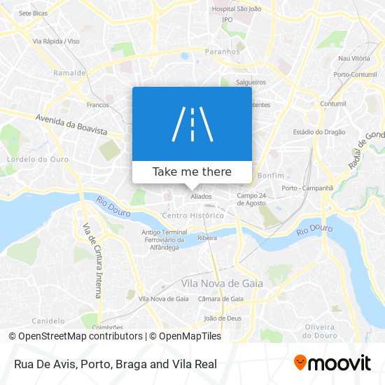 Rua De Avis map