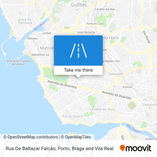 Rua De Baltazar Falcão mapa