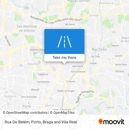 Rua De Belém map