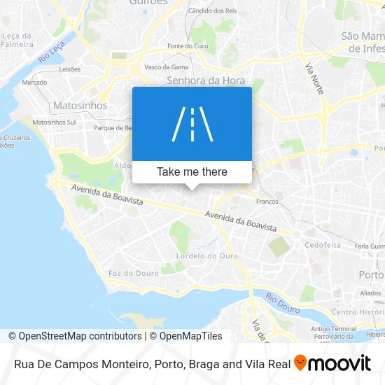 Rua De Campos Monteiro map