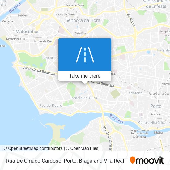 Rua De Ciríaco Cardoso map