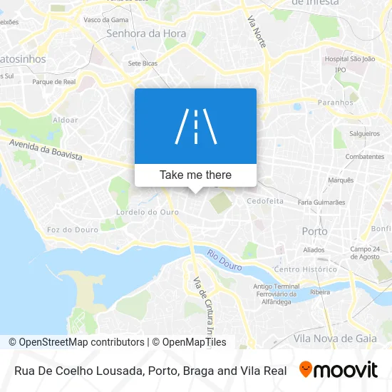 Rua De Coelho Lousada map