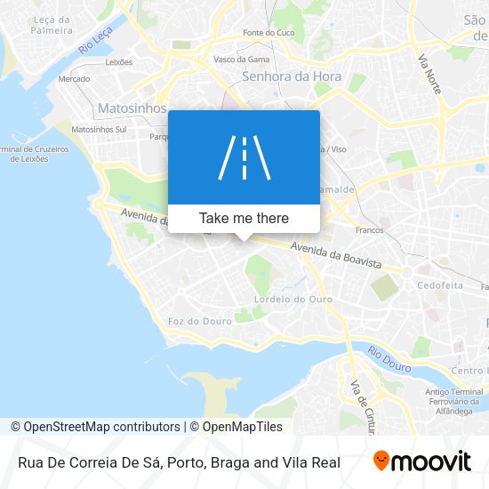 Rua De Correia De Sá mapa