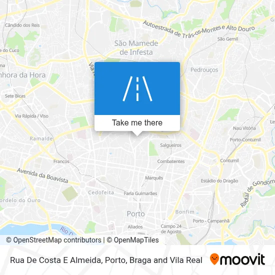 Rua De Costa E Almeida map