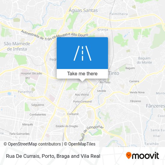 Rua De Currais mapa