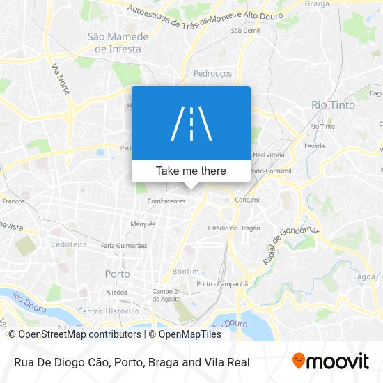 Rua De Diogo Cão map