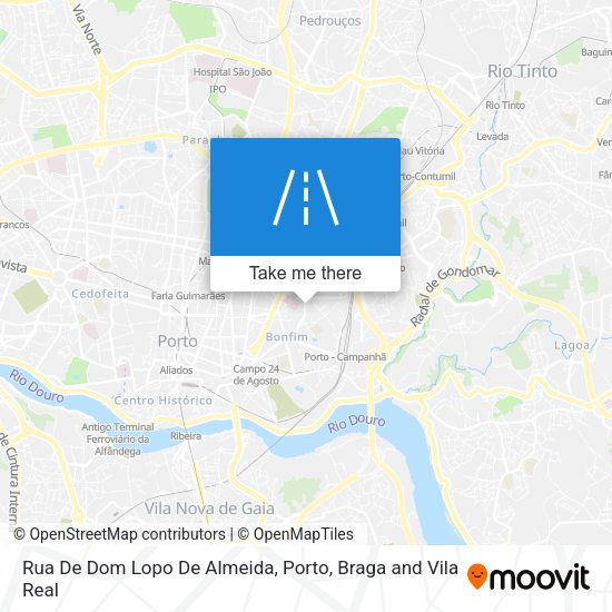 Rua De Dom Lopo De Almeida map