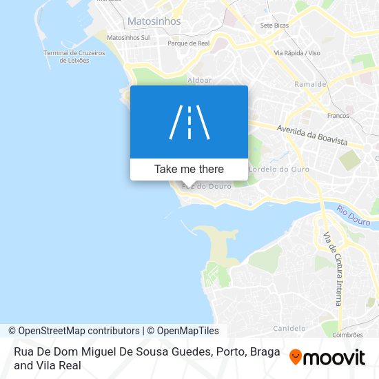 Rua De Dom Miguel De Sousa Guedes mapa