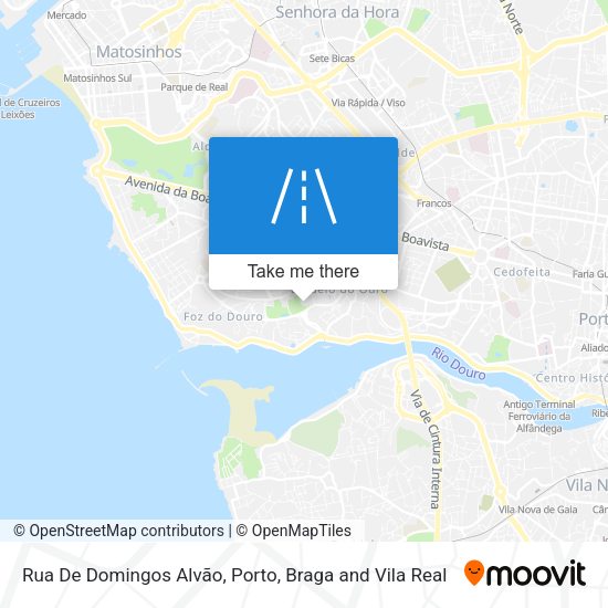 Rua De Domingos Alvão map