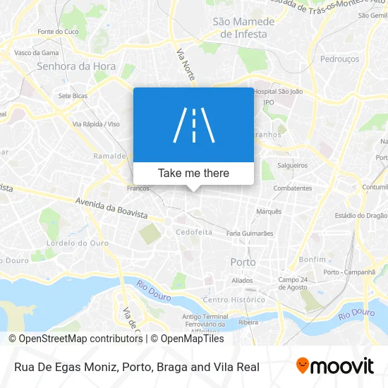 Rua De Egas Moniz map